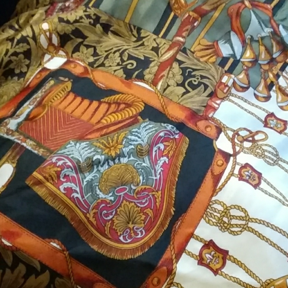 Tie Rack Art of Silk Scarf - Picture 5 of 8
